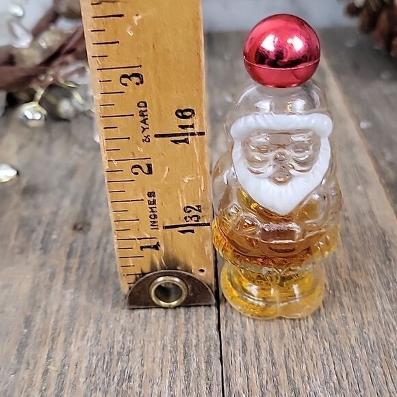 Vintage Avon " Jolly Santa " glass perfume bottle. - Picture 6 of 6